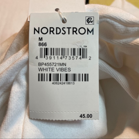 BP Graphic Hoodie Men's White "Good Vibes" Print Tapered Long Sleeve - Picture 4 of 4